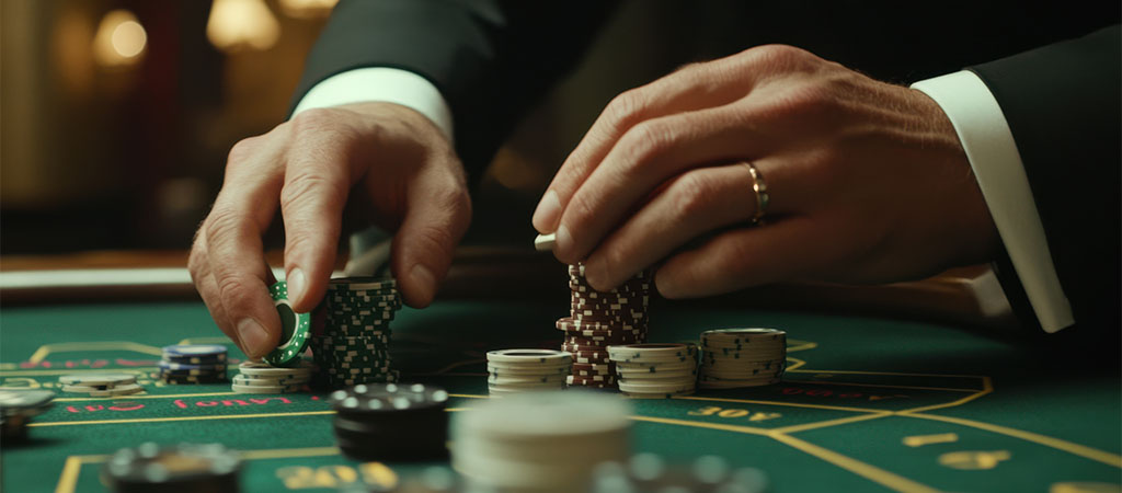 kezek, zsetonok, kaszinó asztal, online kaszinó, szerencsejáték, kártyajáték, rulett, blackjack, póker, tét, játékos, pénz