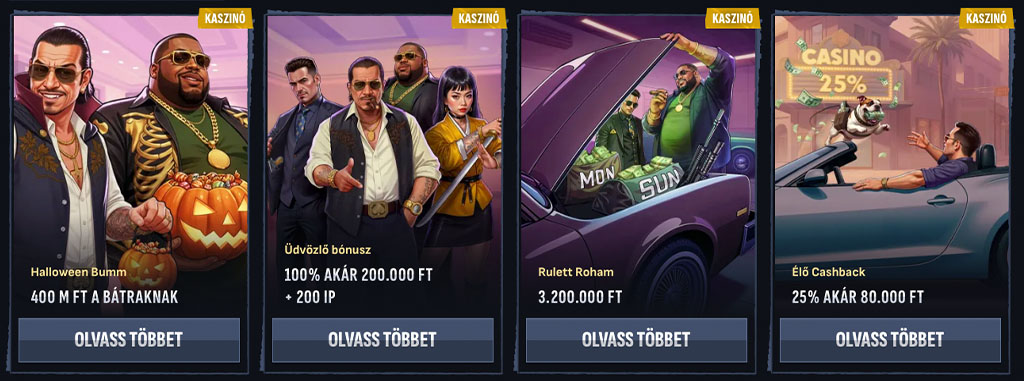 ingyen pörgetés, Mafia Casino, online kaszinó, élő kaszinó