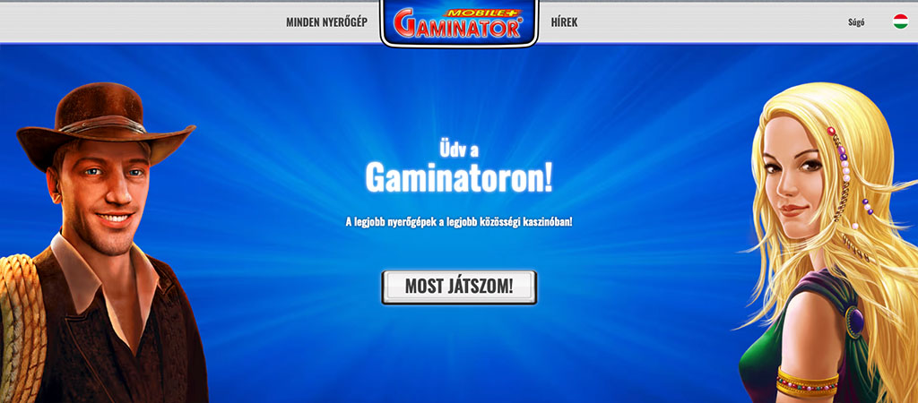 Gaminator casino, online casino, mobile casino