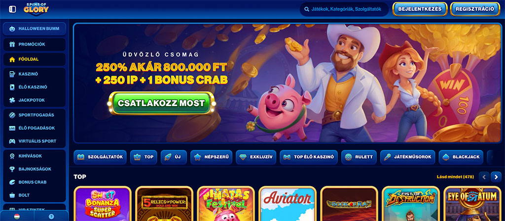 Spins of Glory, Bónuszok és promóciók 2025, online casino