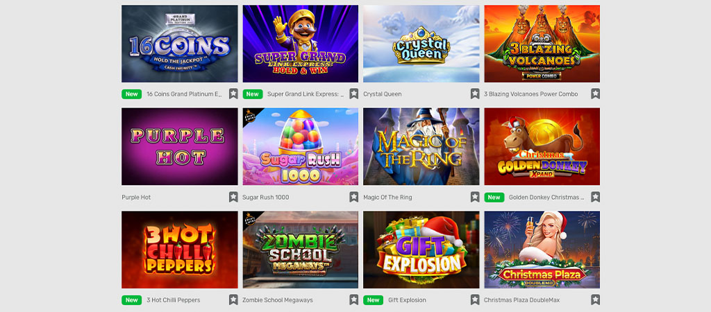 Campobet, promociók, nyerőgépes játékok