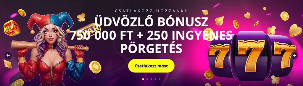 Slotoro, üdvözlő bónusz csomag, online casino