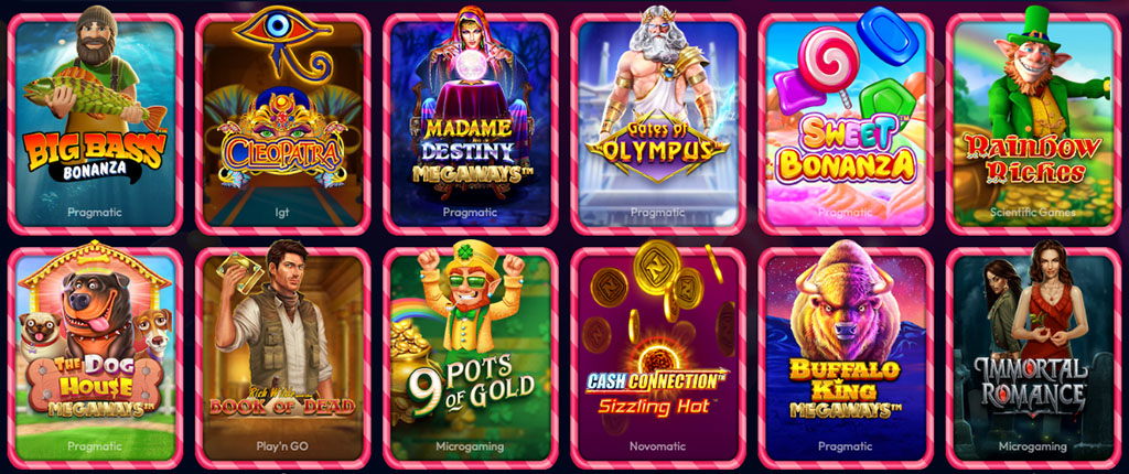 Gambvia Casino jótékok, kaszinó játékok, slot