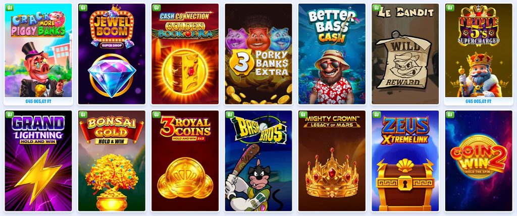 Bónuszkörök, extra pörgetések, OnlySpins Casino játékok
