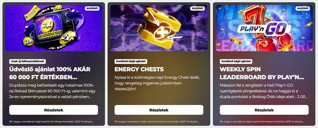 ingyenes pörgetés, üdvözlő bónusz, online casino