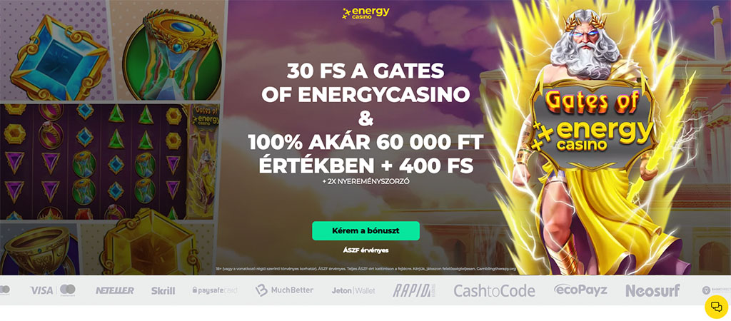  ingyenes pörgetés, befizetés nélküli bónusz, online casino Energy