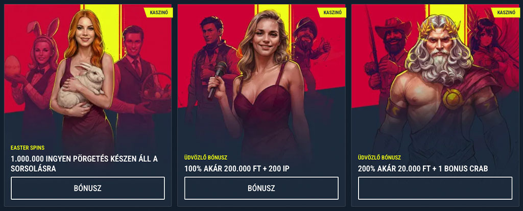 Rabona bónuszok és promóciók 2026