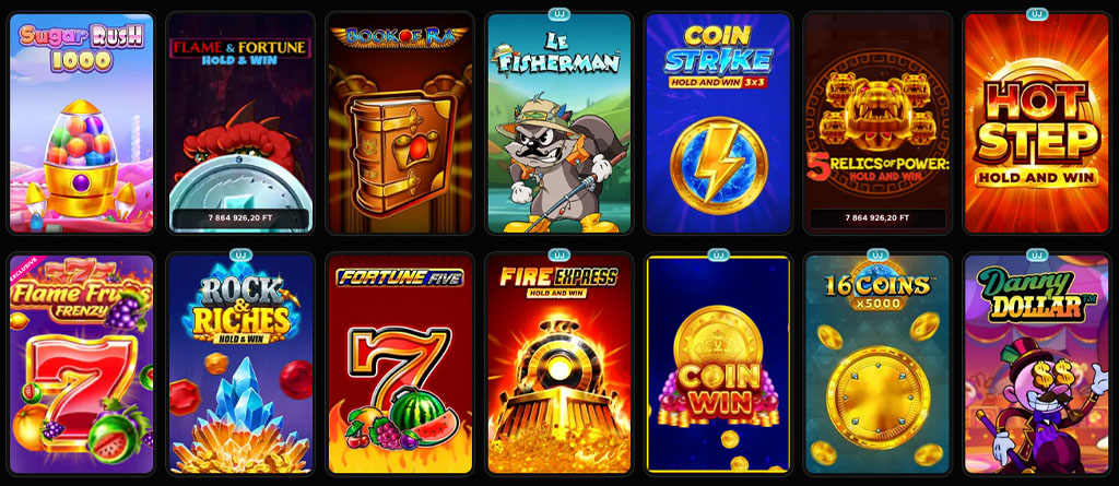 legszórakoztatóbb játékok és fogadási lehetőségek, slots