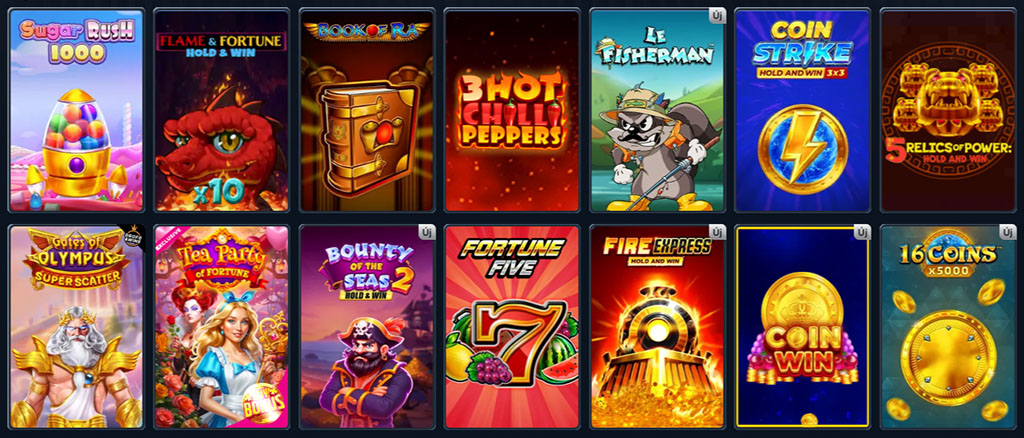 BetRepublic Casino, slot, kaszinó játékok