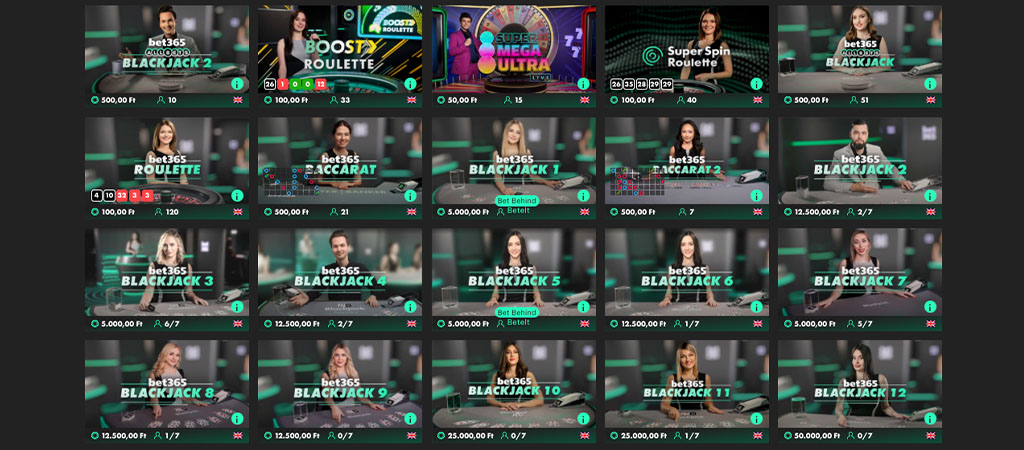 üdvözlő bónusz, élő osztós játékok, blackjack