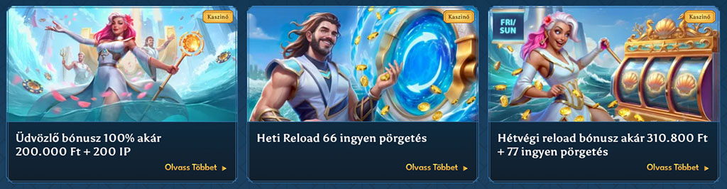 ingyen pörgetés, üdvözlő bónusz csomag, Hétvégi reload promóció 