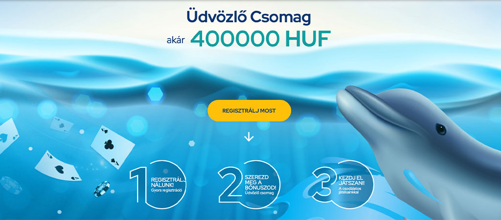 üdvözlő bónusz csomag, Dolfwin kaszinó