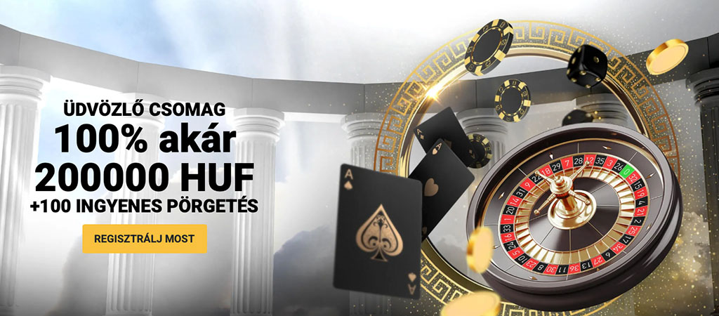 ingyenes pörgetés, üdvözlő bónusz