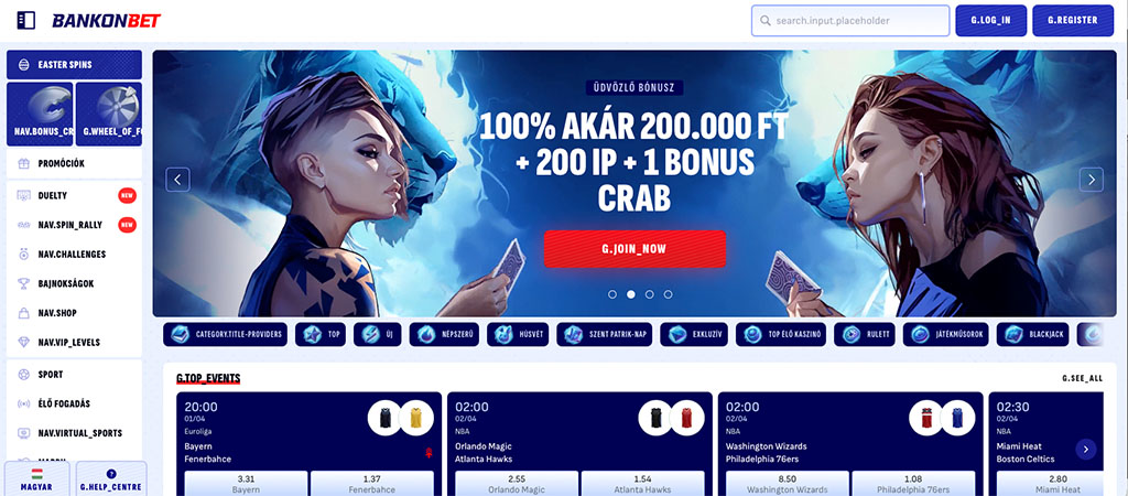 Bankon Bet kaszinó bónuszok és promóciók 2026