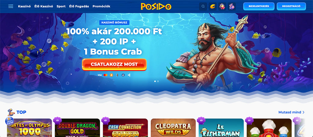Posido Casino, online szerencsejáték