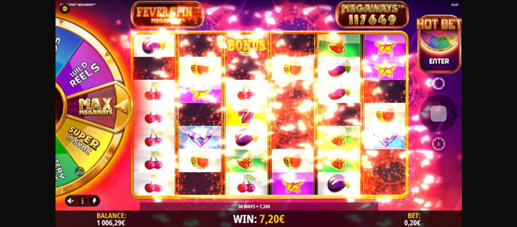 Fever Spin Megaways, isoftbet, online casino