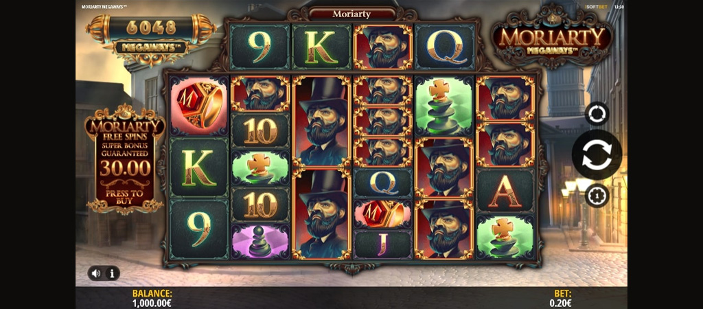 Moriarty Megaways, elbűvölő világ, népszerű mechanikával 