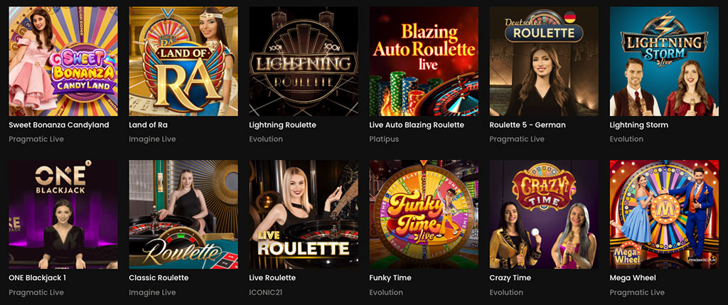 élő játékok, Wild Tokyo Casino, online kaszinó