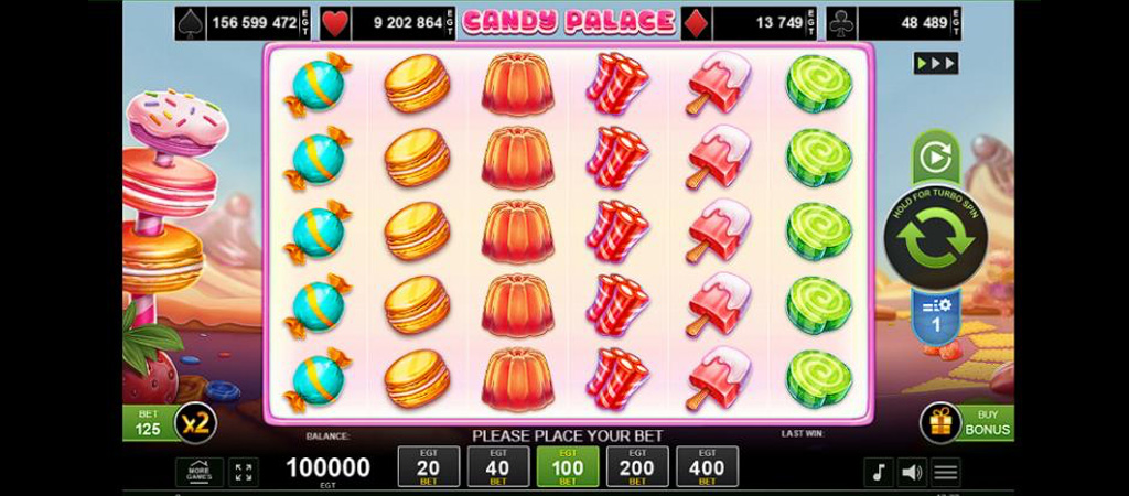 Candy Palace, online nyerőgép ingyen, online kaszinó