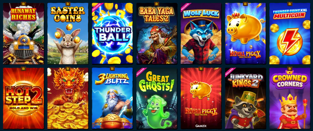 Spinanga kaszinó, slots, kaszinó játékok