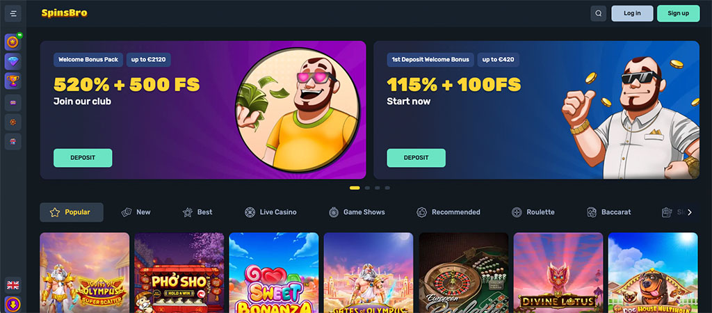 Spinsbro Casino bónuszok és promóciók 2026