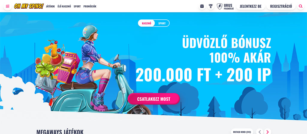 OhMySpins bónuszok és promóciók 2026
