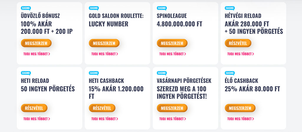 100 ingyen pörgetés a vasárnapi pörgetések során, mobil kaszinó