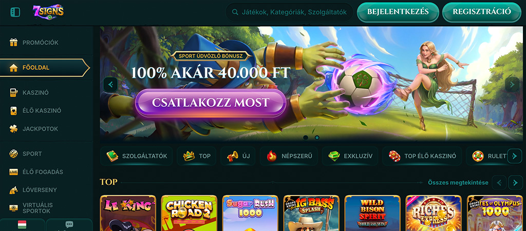 7Signs Casino bónuszok és promóciók 2026