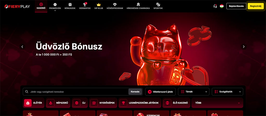 FieryPlay Casino bónuszok és promóciók 2026