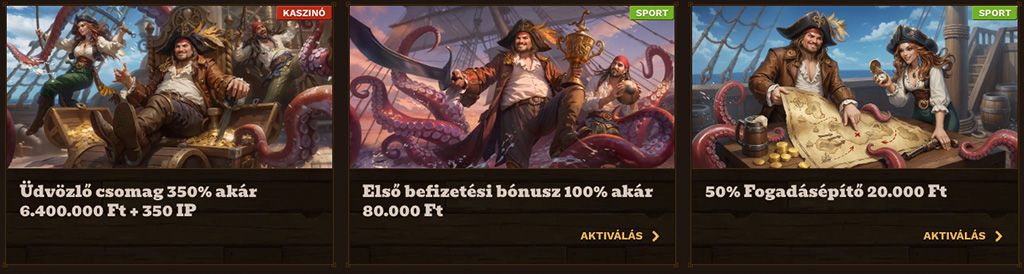 ingyenes pörgetés, heti reload bónusz