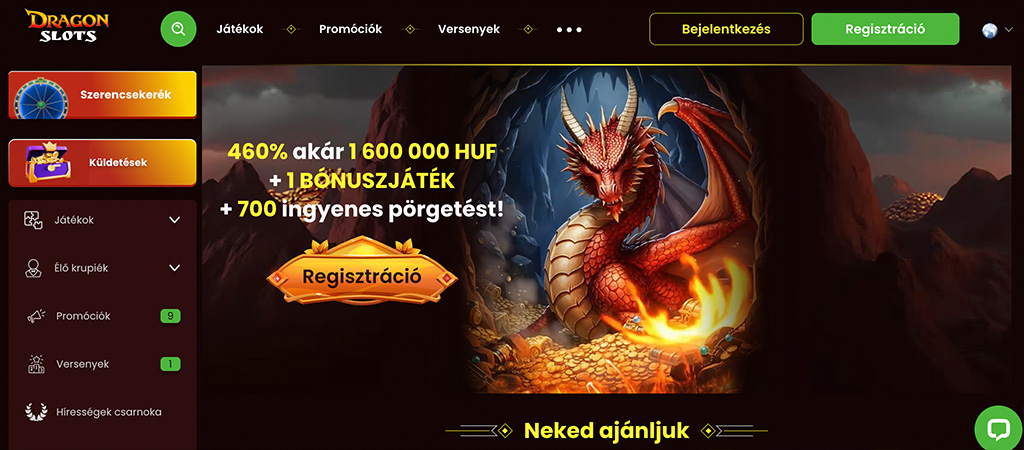 DragonSlots bónuszok és promóciók 2026