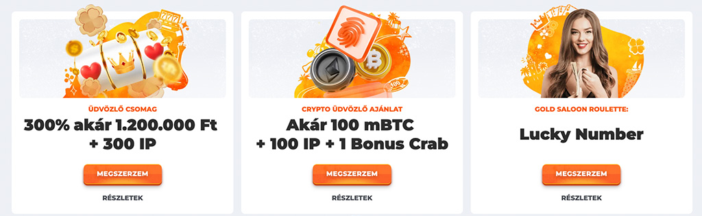 ingyenes pörgetés, üdvözlő bónusz csomag