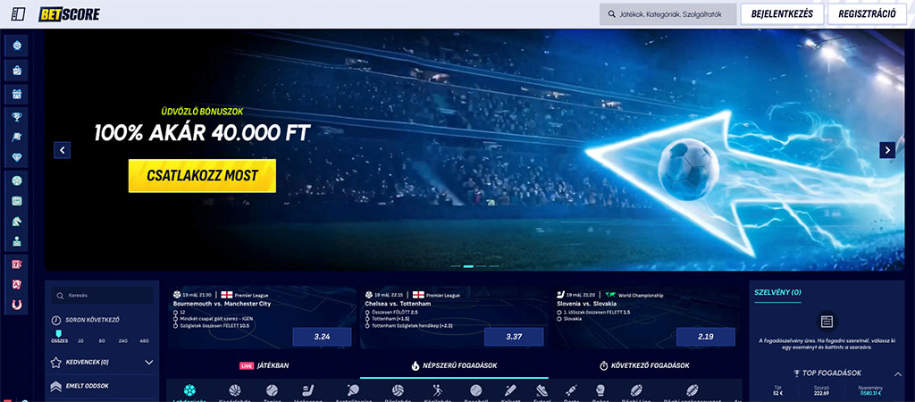 Betscore, bónuszok és promóciók 2026