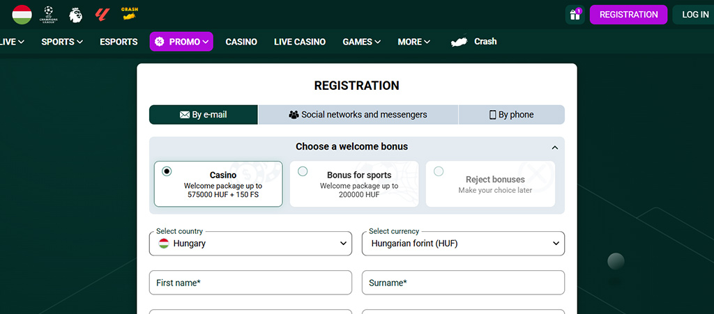 Spinbetter kaszinó, regisztráció, online casino