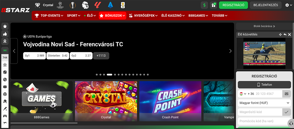 88Starz bónuszok és promóciók 2026