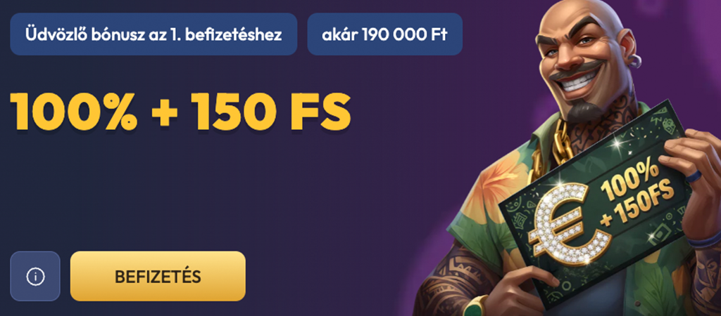 üdvözlő bónusz csomag, gansgsta casino