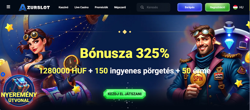 AzurSlot Casino bónuszok és promóciók 2026