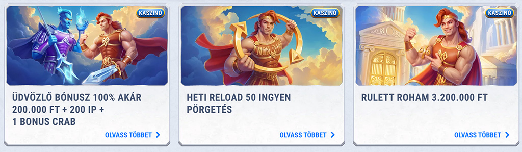 Élő cashback bónusz, Heti cashback bónusz