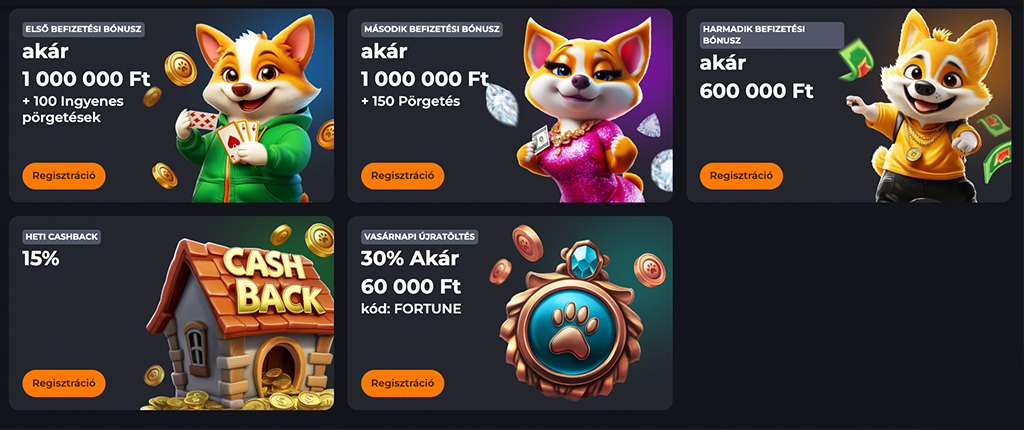 Corgibet Casino hűségprogram, a legaktívabb játékosok számára