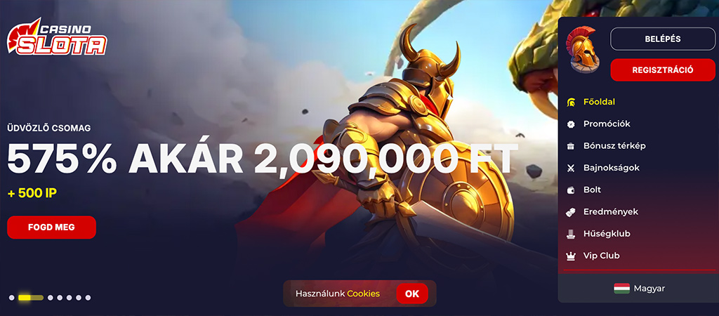 Slota Casino bónuszok és promóciók 2026