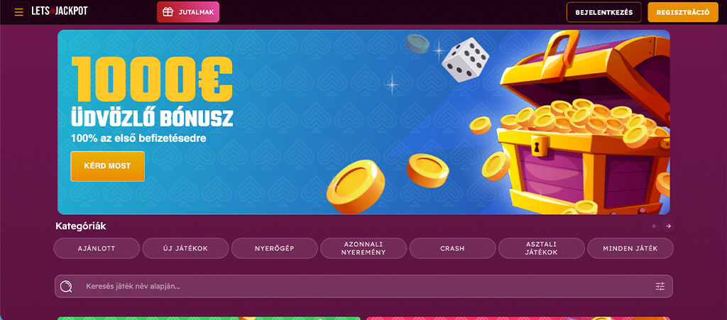 Letsjackpot Casino bónuszok és promóciók 2026