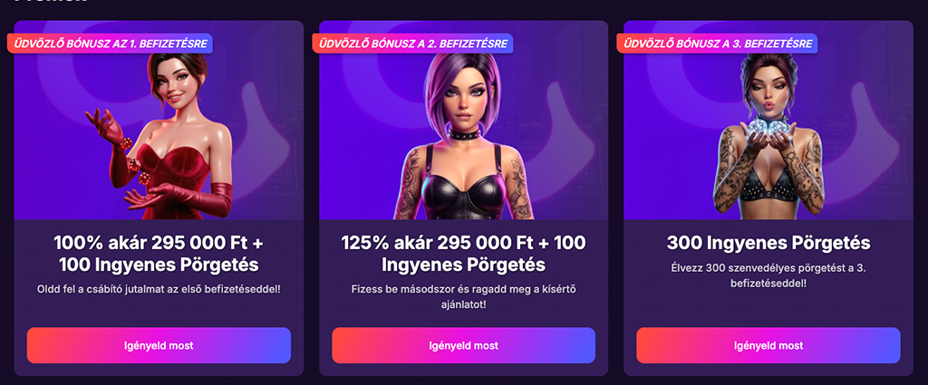 Casino OnlyWin, aktív játékosok számára 