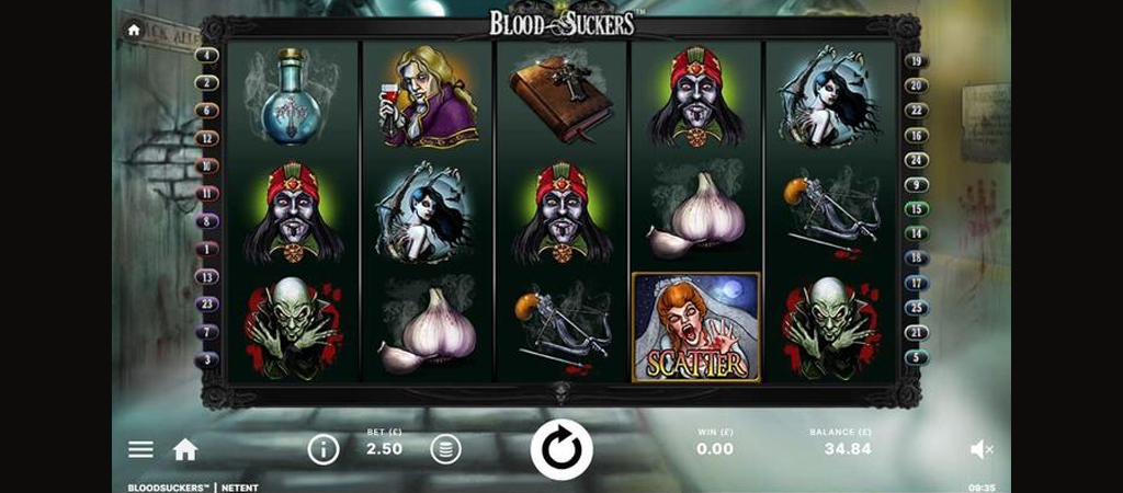 Blood Suckers, NetEnt, online kaszinó