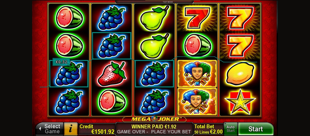 Mega Joker, online nyerőgép, casino online