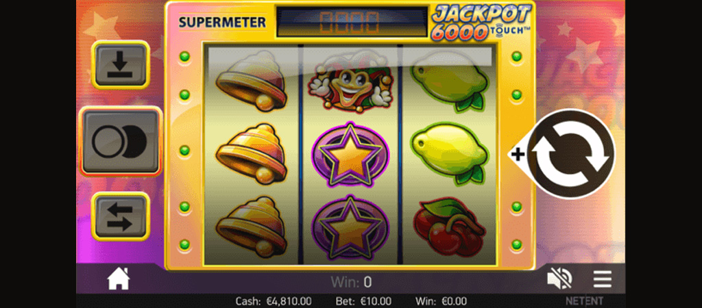 Jackpot 6000, nyerőgépek, online casino