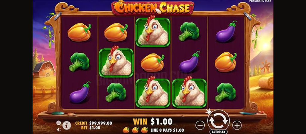 Spin and Hold vagy Respin funkció, Chicken Chase