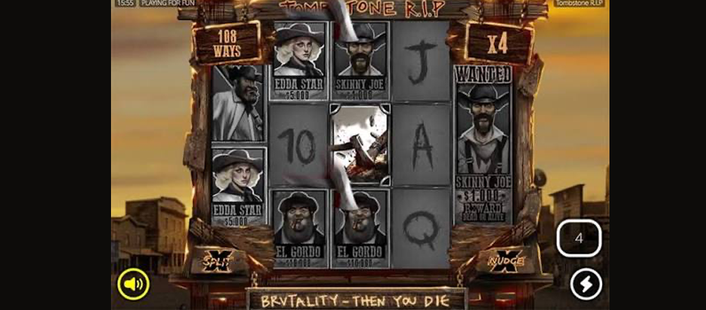 Tombstone RIP nyerőgép, online kaszinó