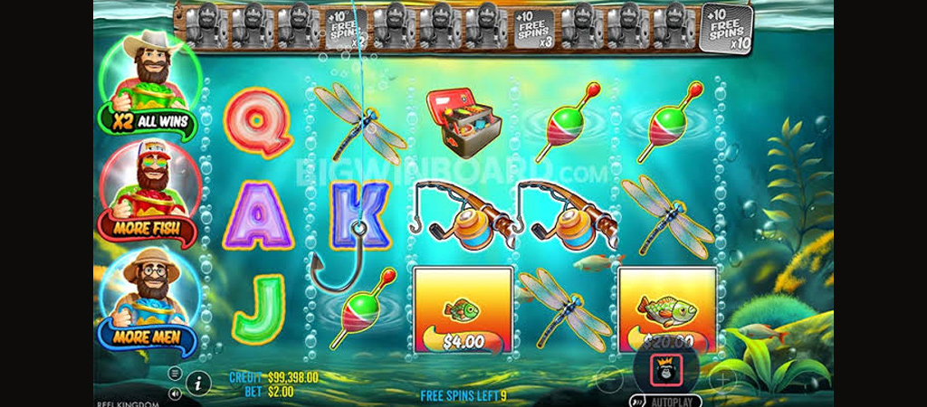 Big Bass Trophy Catch, online kaszinó, slot