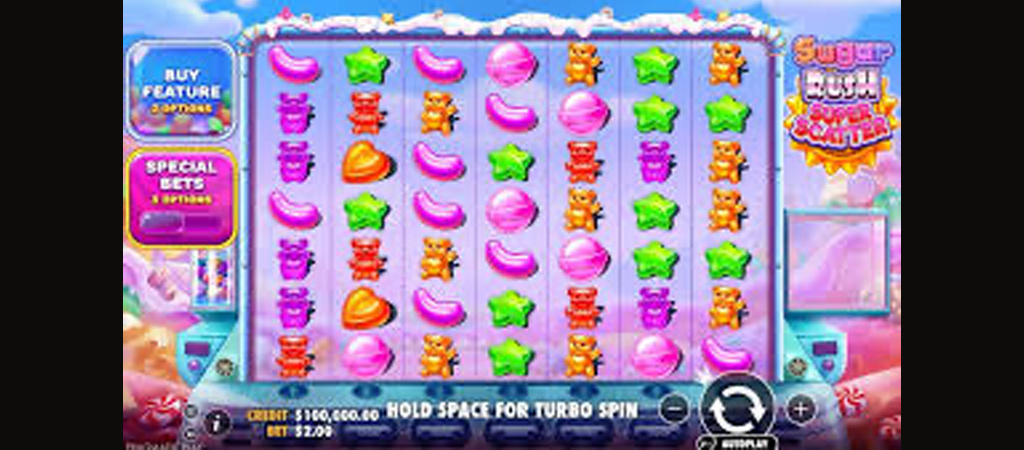 Sugar Rush Super Scatter, nyerőgép