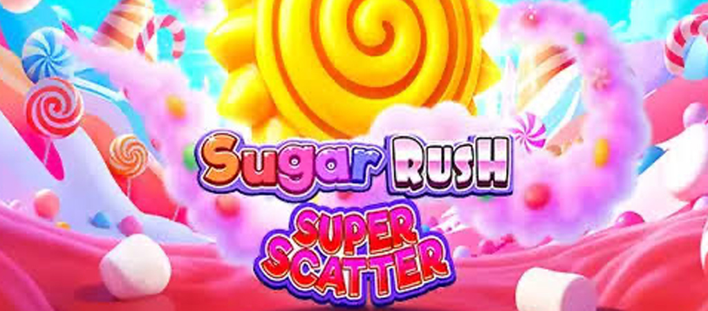 Sugar Rush Super Scatter nyerőgép funkciói, slot
